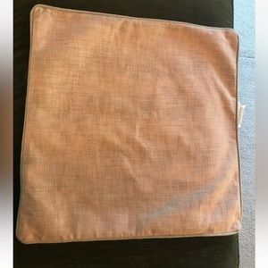 Villa Pillow Cover By Classic Concepts 22” Square Peach Tan lien piping